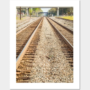 Parallel Railroad Tracks Posters and Art